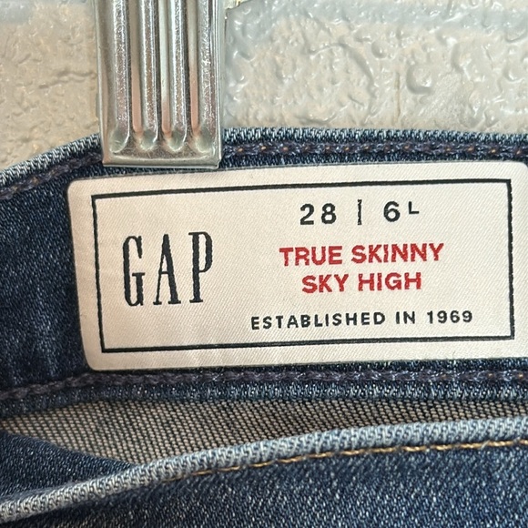 Gap Women's True Skinny High Rise Jeans Size 28 - Picture 2 of 6